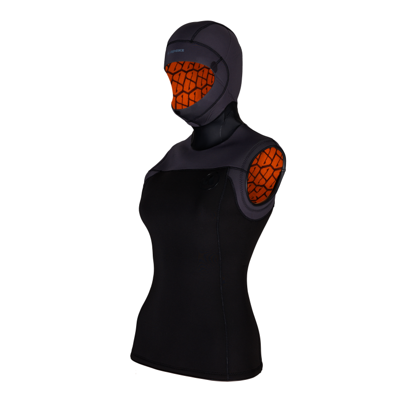 Apeks THERMIQ Womens 5/3mm Hooded Vest - Image 2